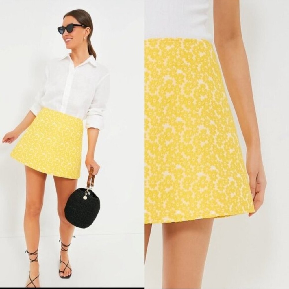 Tuckernuck Yellow Floral Women's Skirt